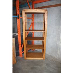 OAK SHELF UNIT