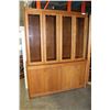 Image 1 : TWO PIECE ILLUMINTED CABINET