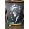 Image 1 : FRAMED BLANK PANTHER PRINT