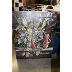 ORIGINAL PAINTING BY OTTO GEGODTKA SWEET GRAPES