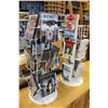 Image 3 : THREE DISPLAY STANDS WITH DVDS AND BOOKS