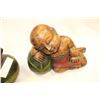Image 3 : TWO CARVED BUDDHAS