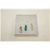 Image 1 : THREE STONE PENDANTS ON CHAINS