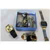 Image 2 : LOT OF ESTATE WATCHES BRACLETS AND HARLEY DAVIDSON EARRINGS