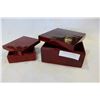 Image 1 : TWO LACQUERED EASTERN BOXES