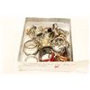 Image 1 : TWO ESTATE RINGS AND BOX OF NOVELTY RINGS