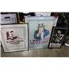 Image 1 : THREE FRAMED ADVERTS