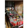 Image 1 : TRAY OF COCA COLA BOTTLES AND CANS AND TRAY