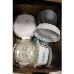 BOX OF CORNING WARE