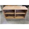 Image 1 : MAPLE FINISH SHELF UNIT
