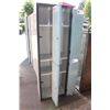 Image 2 : BANK OF FOUR METAL LOCKERS 72" X 24" X 15"