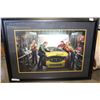 Image 1 : FRAMED PRINT 'ELVIS AT THE TRACK'