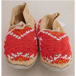 Sioux Beaded Childs Moccasins