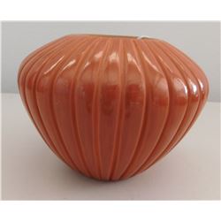 Fluted Red Olla