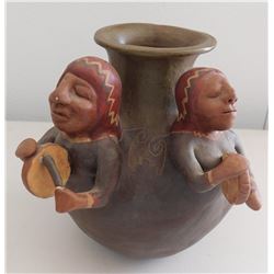 South American Double Effigy Pot