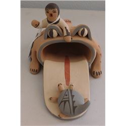 Jemez Pottery Frog Figure