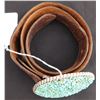 Image 2 : Turquoise Pebble Buckle w/Leather Belt