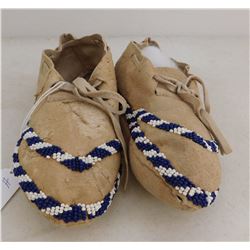 Early Apache Deerhide Moccasins