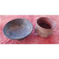 2 Mayan Bowls