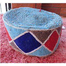 African Beaded Hat