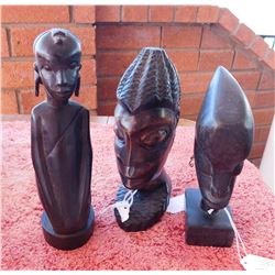 3 African Carvings