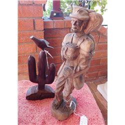 2 Mexican Wood Carvings