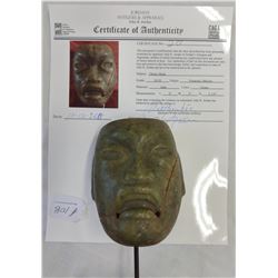 Olmec Mask w/John Jordan COA