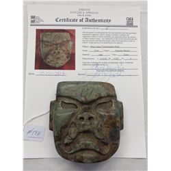 Olmec Jaguar Transformation Mask w/John Jordan COA