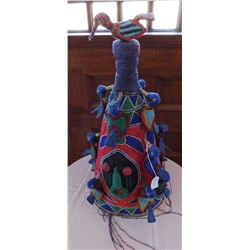African Yoruba Beaded Royal Crown