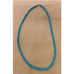 Turquoise Heishi Bead Necklace
