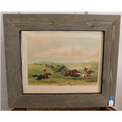 Catlin Framed Lithograph