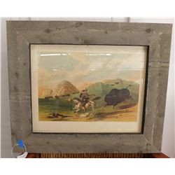 Catlin Framed Lithograph