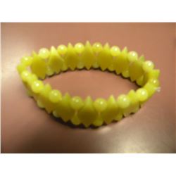 natural lemon jade bracelet-retail $305