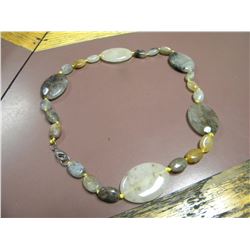 natural quartz necklace-retail $285