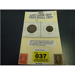 1920 last larce cent/first large cent