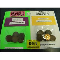george v/vi one cent collection