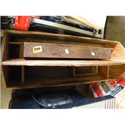 3 WOODEN TOLL BOXES