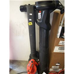 BLACK AND DECKER BLOWER WITH ATTACHMENTS