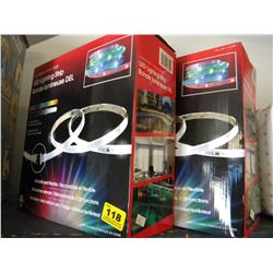 2 BOXES OF LED LIGHTING STRIPS