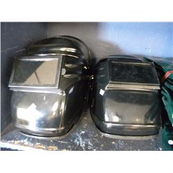 2 AMERICAN MADE WELDING HELMETS