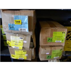 6 BOXES OF CARRIAGE BOLTS/HEX HEAD LAG SCREWS