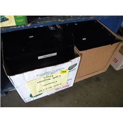 2 BOXES OF LOCKING CONTAINERS
