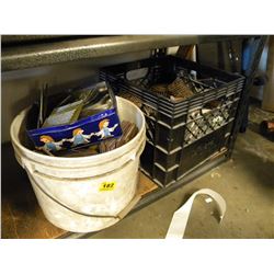 CRATE OF COIL NAILS/STICK NAILS