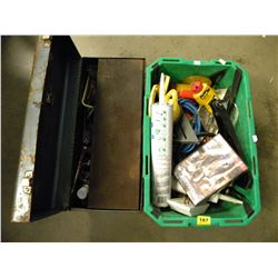CRATE AND TOOLBOX OF MISC