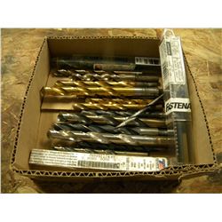 BOX OF HIGH SPEED DRILL BITS