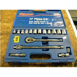 WESTWARD METRIC 17 PIECE SOCKET WRENCH SET