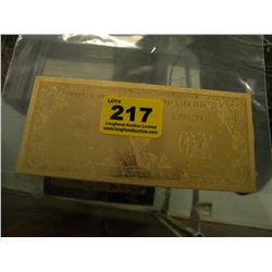 24K COLLECTIBLE 1 DOLLAR AMERICAN GOLD FOIL BILL