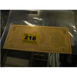 24K COLLECTIBLE 2 DOLLAR AMERICAN GOLD FOIL BILL