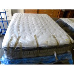 QUEEN KINGSDOWN PILLOWTOP MATTRESS WITH BOXSPRING