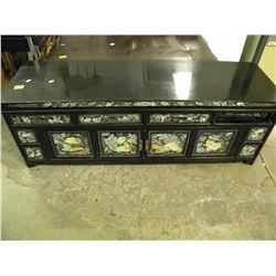 BLACK INLAY TV STAND